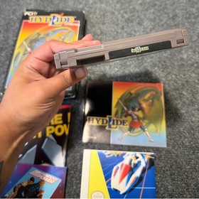 Hydlide Nintendo NES Video Game CIB w/ All Inserts Tested