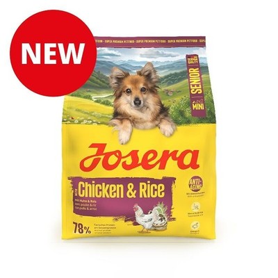 Mini Senior Chicken & Rice 900g