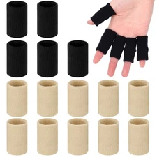 20Pcs Finger Sleeves Protectors, Sport Finger Sleeves Finger Compression Slee...
