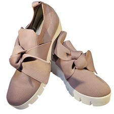 Bernie Mev Venti Serenity Malva Tejido Arco Plataforma Sin Cordones Tenis Talla 39 NUEVAS