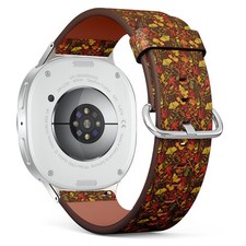 Deer Ginkgo Autumn Vegan Leather Watch Band 40/44/46mm 