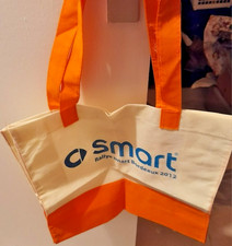 ADVERTISING ITEM: SMART BEACH BAG.  RALLYE SMART BORDEAUX 2012  .