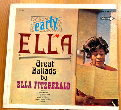 ELLA FITZGERALD GREAT BALLADS EARLY ELLA DECCA JUKEBOX EP  RECORD VG+/VG
