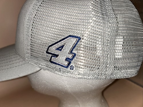 BUSCH LIGHT Kevin Harvick #4 Stewart Haas NASCAR Mesh Trucker Baseball Hat Cap - Picture 6 of 15