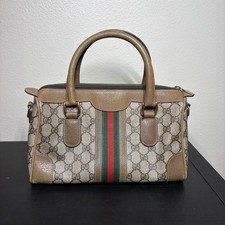 Vintage GUCCI GG Monogram Speedy Purse Handbag Designer Tote Keepall Fashion