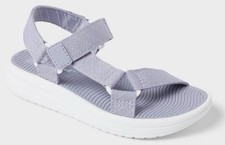 New Big Kids' Arden Camp Adjustable Sandals - Cat Jack Purple Lilac Size 6
