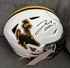 JOSH ALLEN SIGNED WYOMING COWBOYS F/S SPEED AUTHENTIC HELMET BECKETT
