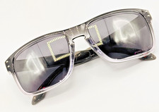 Oakley HOLBROOK Sunglasses Dark Ink Fade Frame POLARIZED Black Lens OO9102-0255