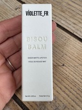 NEW!! Fabulous VIOLETTE FR "Bisou Balm" Sheer Matte LIPSTICK, Mon Chéri