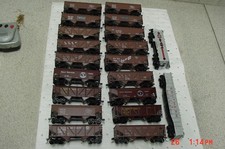Lot of 27 HO Scale Gondola ,coal cars, misc. and Atlas good condition