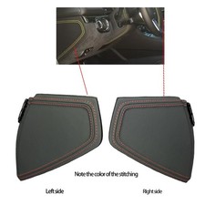 2 PIEZAS PORSCHE 911 991 991.2 981718 CXX CUERO NEGRO SALPICADERO CUBIERTA LATERAL