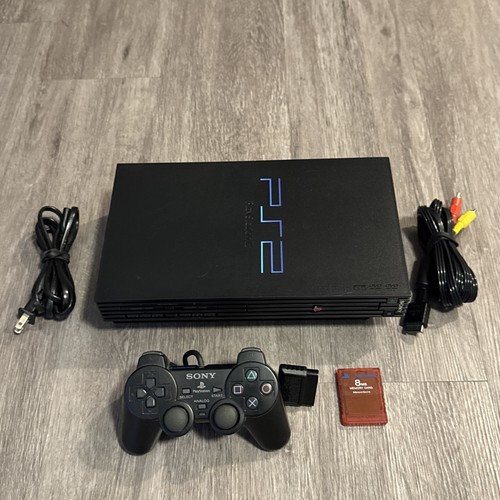 Console de jeu - Sony - Playstation 2 fat - Noir - Pack
