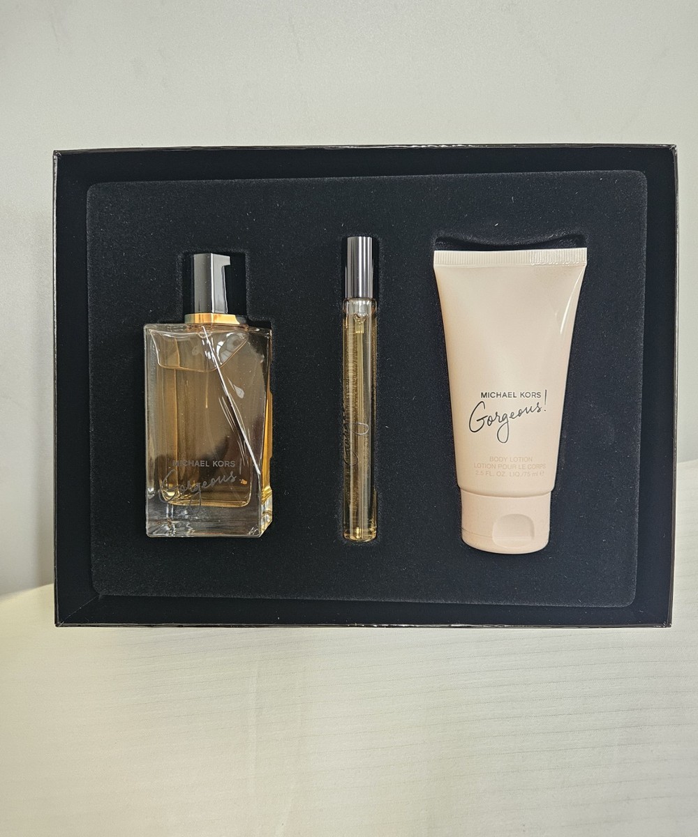 Michael Kors Gift Set Gorgeous Scent Perfume, Travel Perfume