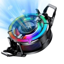 Universal Magnetic Semiconductor Phone Cooler RGB Lights MEMO Cooling Fan