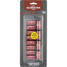 SureFire High Performance Lithium Batteries for Flashlights 10 Year Shelf Life