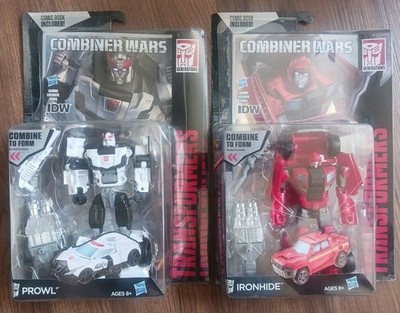 LOT FIGURE TRANSFORMERS COMBINER WARS IRONHIDE PROWL COMBINE OPTIMUS MAXIMUS 