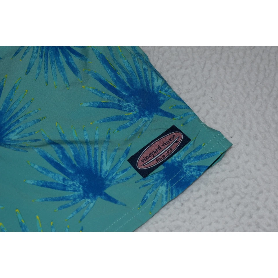 Pantalones Cortos de Natación Forrados Vineyard Vines Para Hombre Talla XS Surf Azul Verde Foto 2 de 4