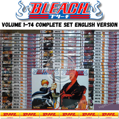 Bleach Manga Complete set Vol. 1-74 (Half/Full Set) English Comic Books New DHL