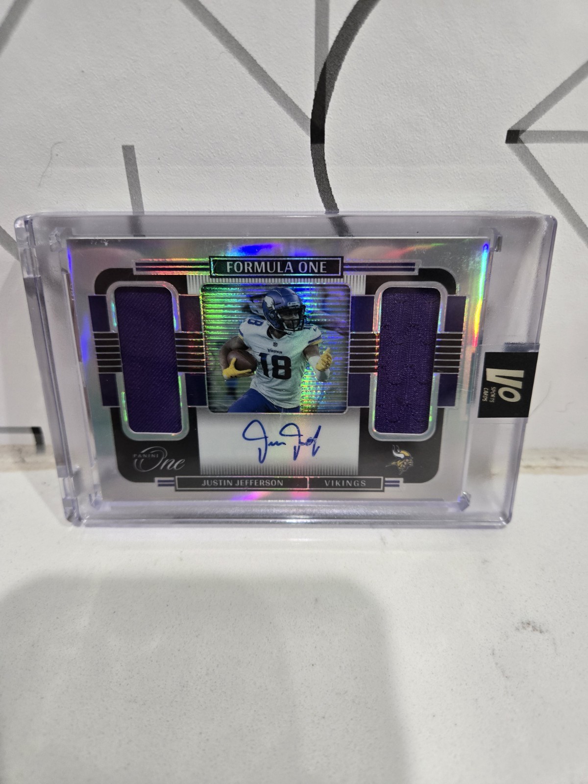 2021 Panini One - Formula One Autographs Justin Jefferson #399, #31 /99 (AU)