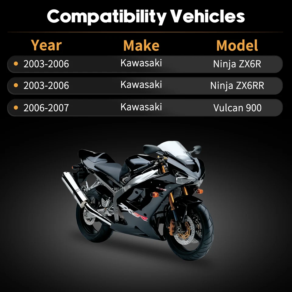 Sensor de posición del acelerador 2 piezas para Kawasaki Ninja ZX6R VN900 03-06 16163-0056 Foto 3 de 4