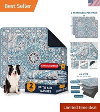 Puppy Pee Pads for Dogs, Reusable Puppy Pads with Pheromones,Washable Pet Pad...