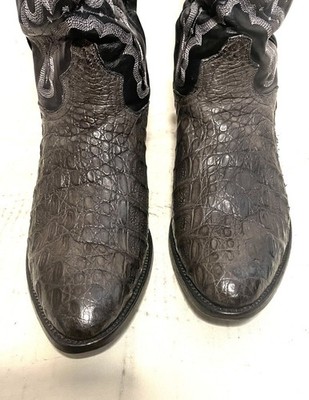Size 11.5 EW Dan Post Exotic Caiman Boots