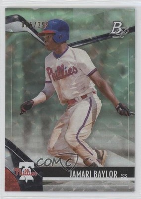 2021 Bowman Platinum Top Prospects Foilboard 65/299 Jamari Baylor #TOP-63 0zc4