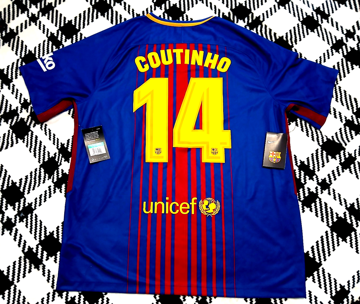 Nike Philippe Coutinho Barca Barcelona FC Jersey Home 847255-456