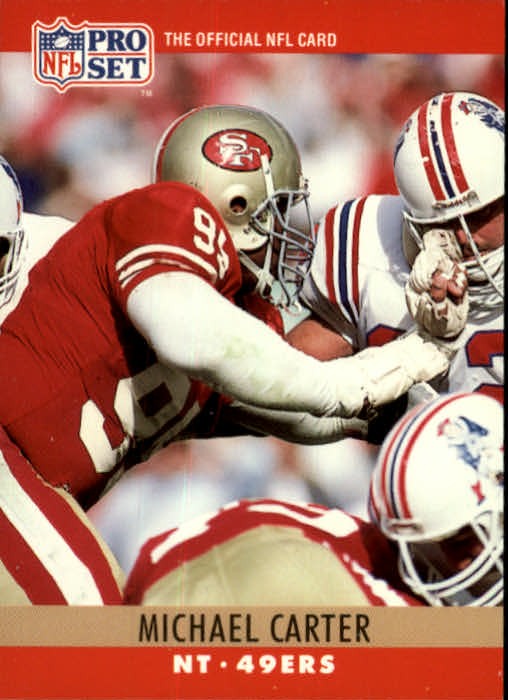 1990 Pro Set #285 Michael Carter - FB