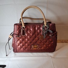 Guess Borsa a tracolla/manico superiore, trapuntata rossa, borsetta da donna