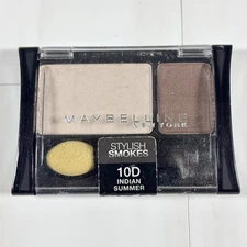 New Vintage Maybelline Eye Shadow Duo #10D Indian Summer Stylish Smokes Makeup