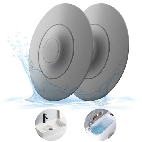 HUAERSICO Universal Silicone Drain Plug - Washbasin Plug  Assorted colors 