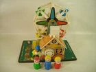 Vintage 1966 Fisher Price Little People #969 Music Ferris Wheel works