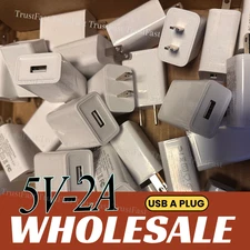 10W 5V 2A USB Jack Wall Power Adapter 5 Volt  2Amp AC to DC Charger Cube US Lot