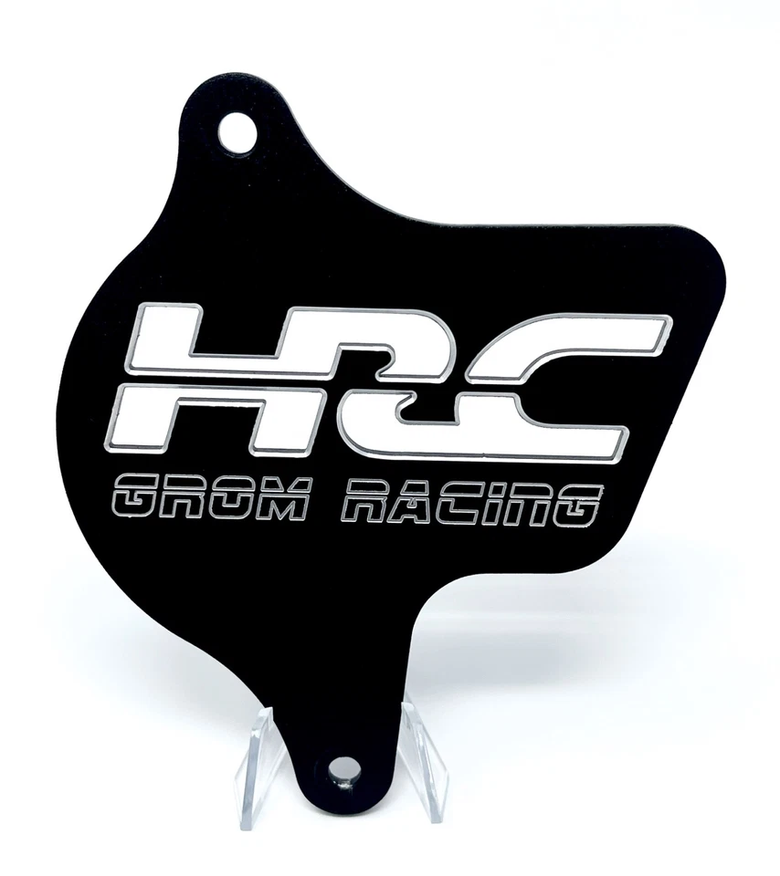 Cubierta de piñón HRC de aluminio Billet 2022+ Honda Grom MSX 125cc Foto 3 de 4