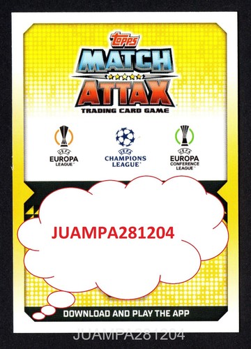 MATEO KOVACIC #7 CHELSEA FC 2022/23 CROMO UEFA MATCH ATTAX 22/23 TOPPS - Picture 2 of 2