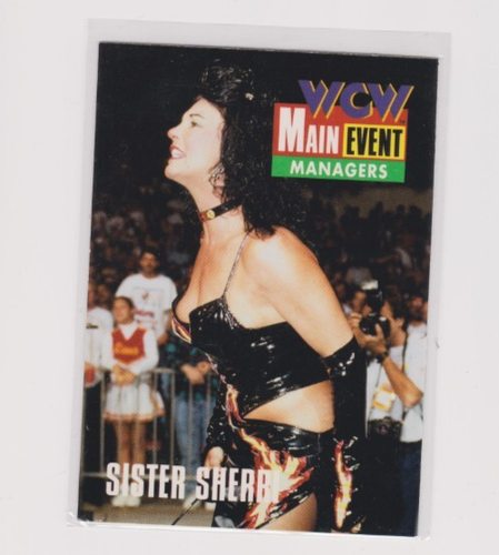 1995 KARTEN WCW Main Event #41 Schwester Sherri Martel. Wrestling.