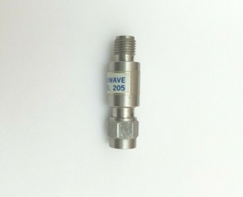 1pcs MIDWEST MicroWave Model 205 FIXED ATTENUATOR 6dB 12.4Ghz 2W ATT-0205 - Imagen 2 de 2
