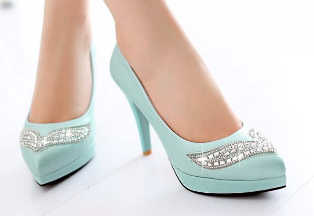 Dekolleté schuhe pumps frau plateau blau mit glitter absatz 11 cm 8504 Dekolleté schuhe pumps frau plateau blau mit glitter absatz 11 cm 8504