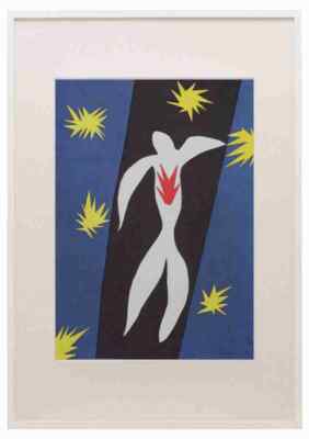 Henri Matisse The Fall Of Icarus A3 A4 Framed Print Picture