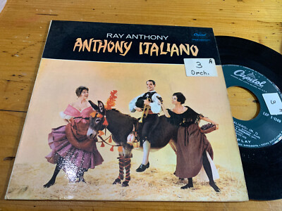 7'' ITALY 1959 EP Ray Anthony & His Orchestra - Anthony Italiano