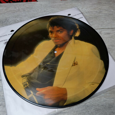 1983 Michael Jackson – Thriller Record Picture Disc Vinyl LP – 8E8