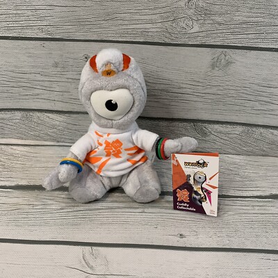 London 2012 Olympics Plush Gray Wenlock Mascot Park Limited Edition UK England