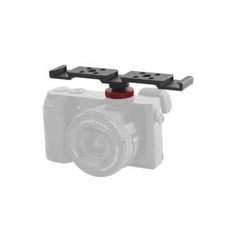 Cold Shoe Bracket Triple 3 Universal Hot Shoe Extension Mount for DSLR Camera