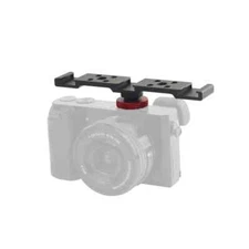 Cold Shoe Bracket Triple 3 Universal Hot Shoe Extension Mount for DSLR Camera