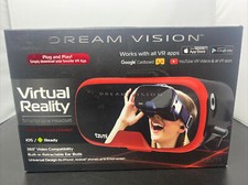 Tzumi Dream Vision Virtual Reality VR Smartphone Headset - Red/Black