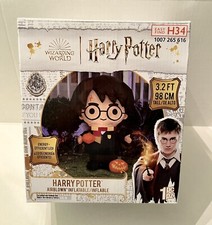3' Gemmy Airblown Halloween Inflatable WB's Harry Potter w/ Wand and Spider