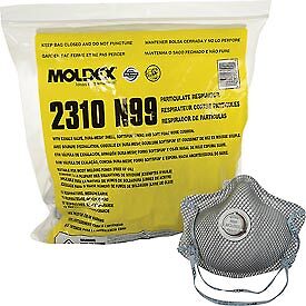 MOLDEX B314889 Medium - Large N99 Disposable Premium Particulate Respirator With