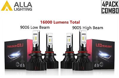 Details about   Alla Lighting LED hi   lo  Beam hd-light  Bulb Light Kit for Toyota Xenon White