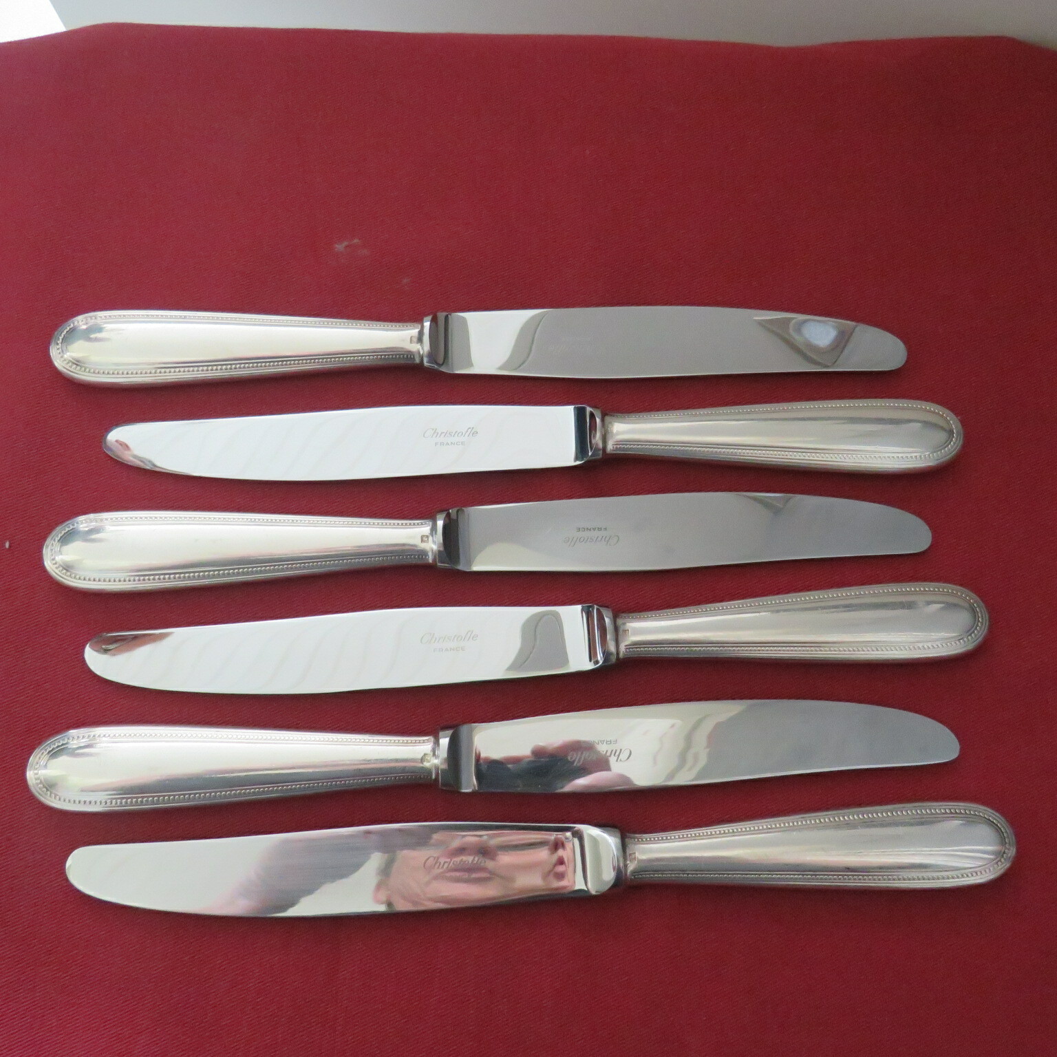 Cuillère à Sauce Christofle Modèle Perle – Argenté, Fabrication Française, Lot De 1